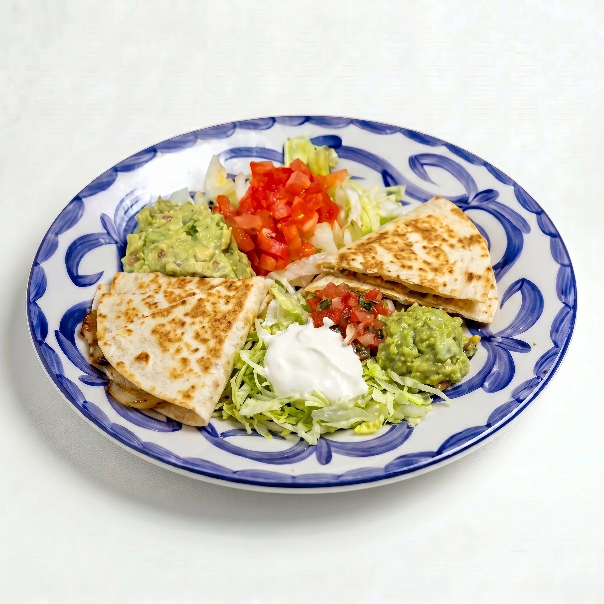 Veggie Quesadilla.