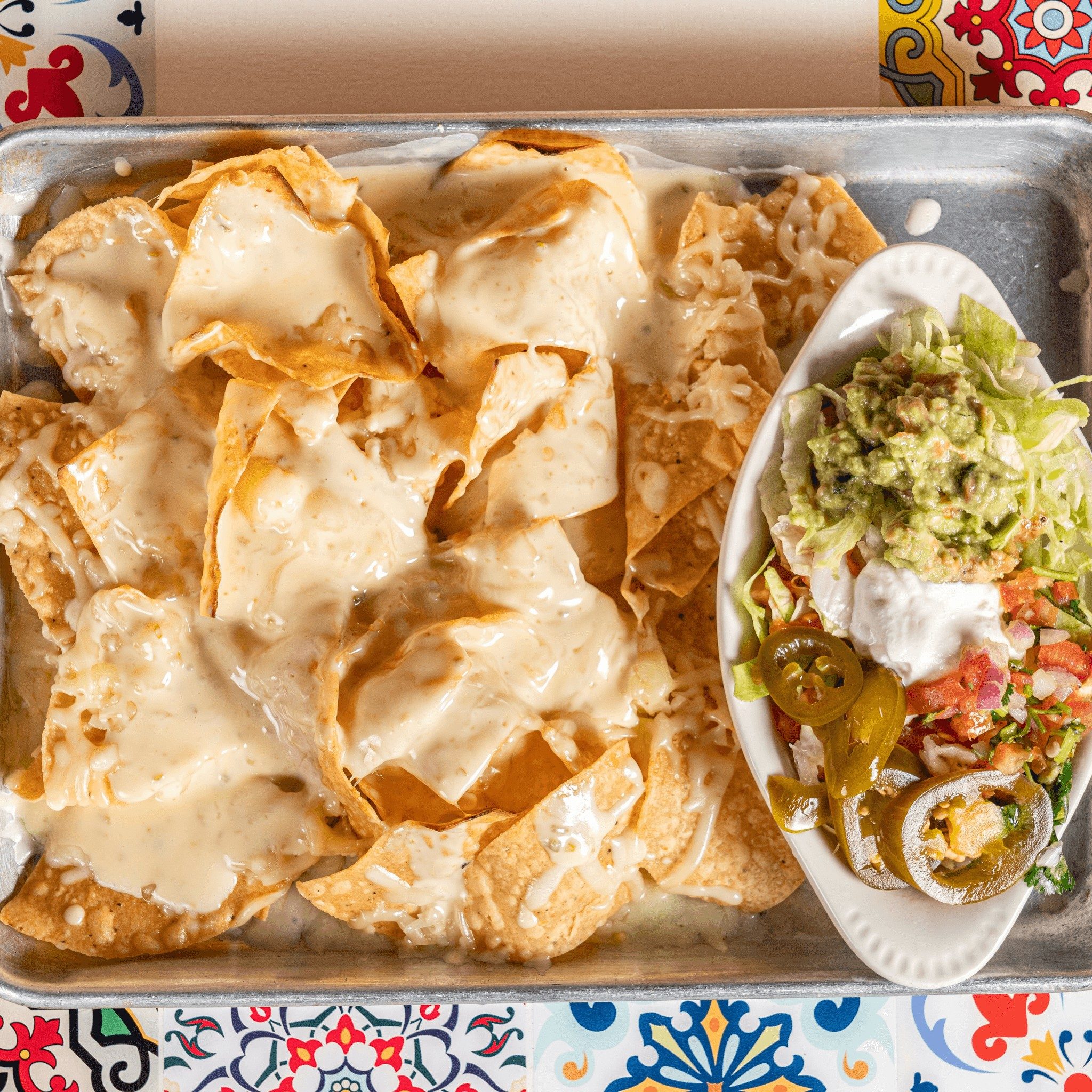 Cheese Nachos.