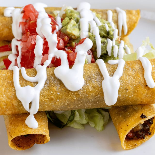 Flautas Mexicanas.