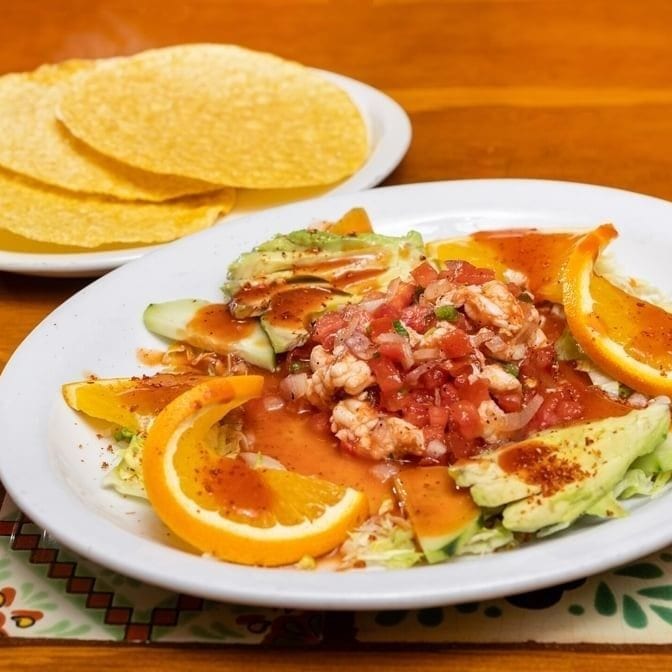 Tostadas De Ceviche.