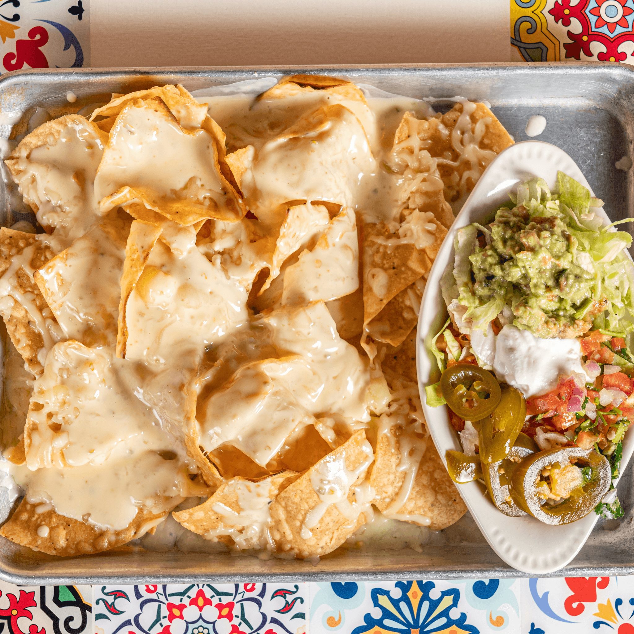 Cheese Nachos.