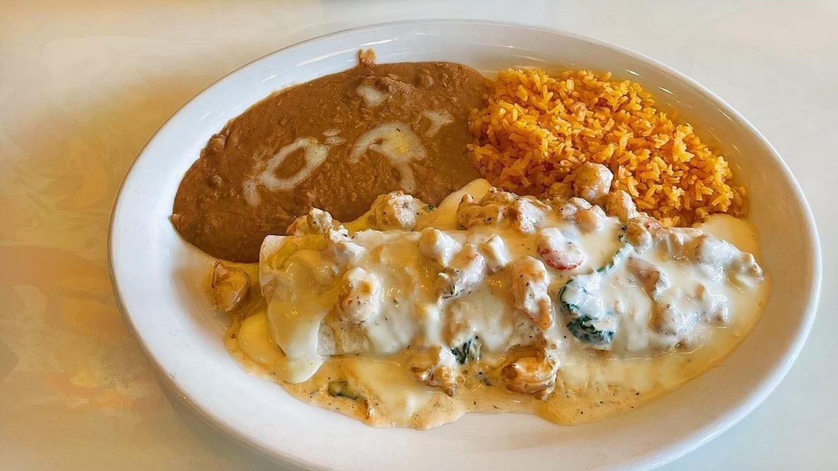 Seafood Burrito.