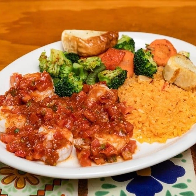 Camarones a La Mexicana.
