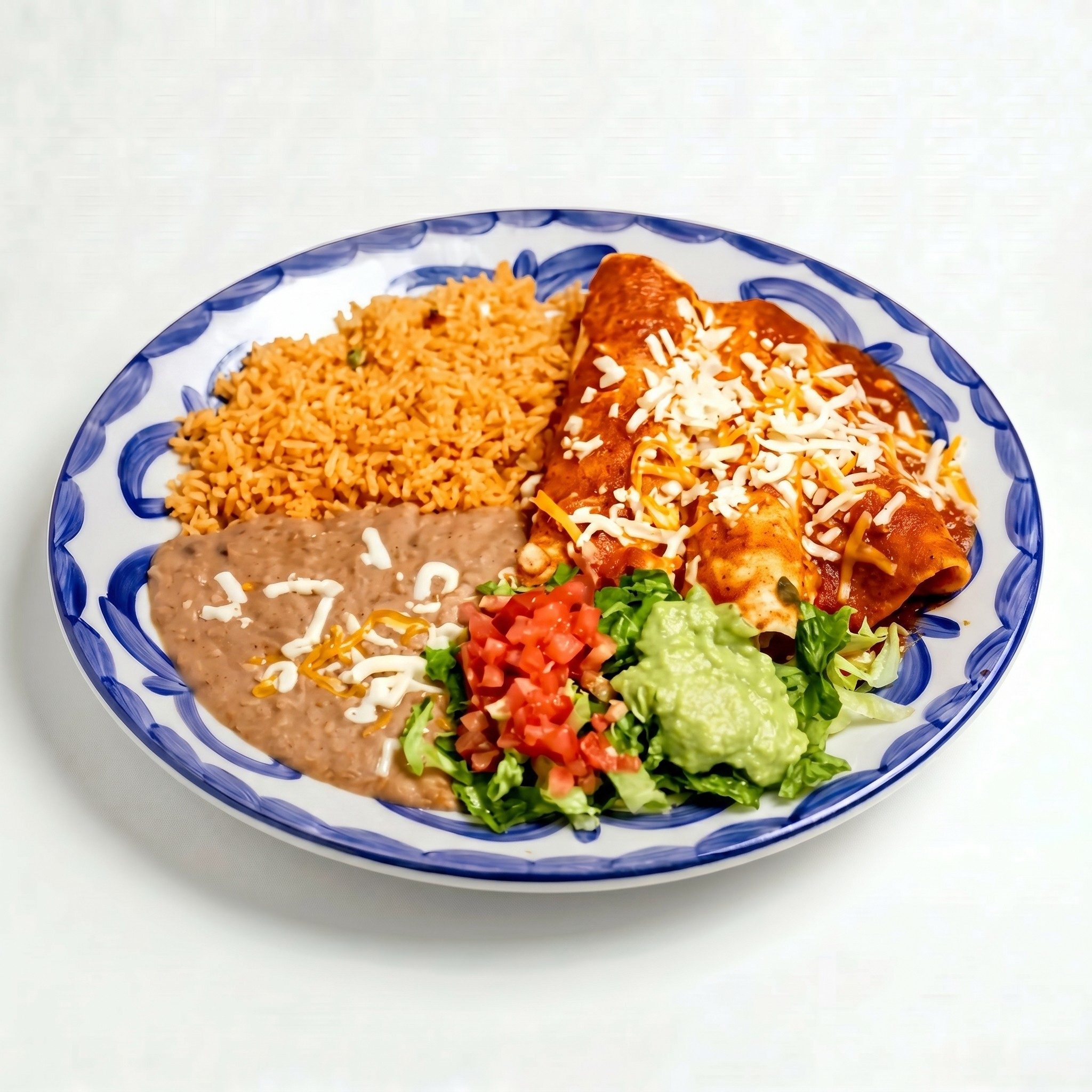 Vegetarian Cheese Enchiladas.