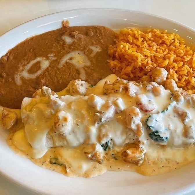 Seafood Burrito.