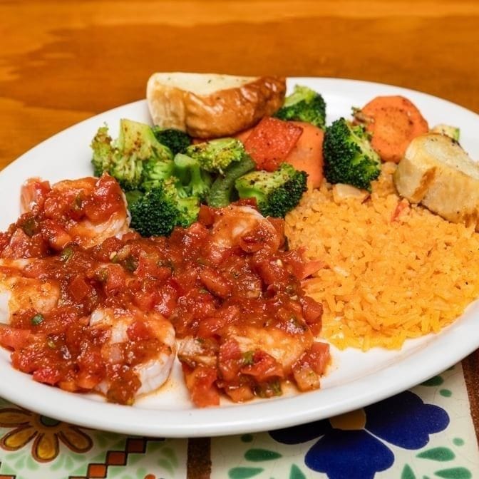 Camarones a La Mexicana.