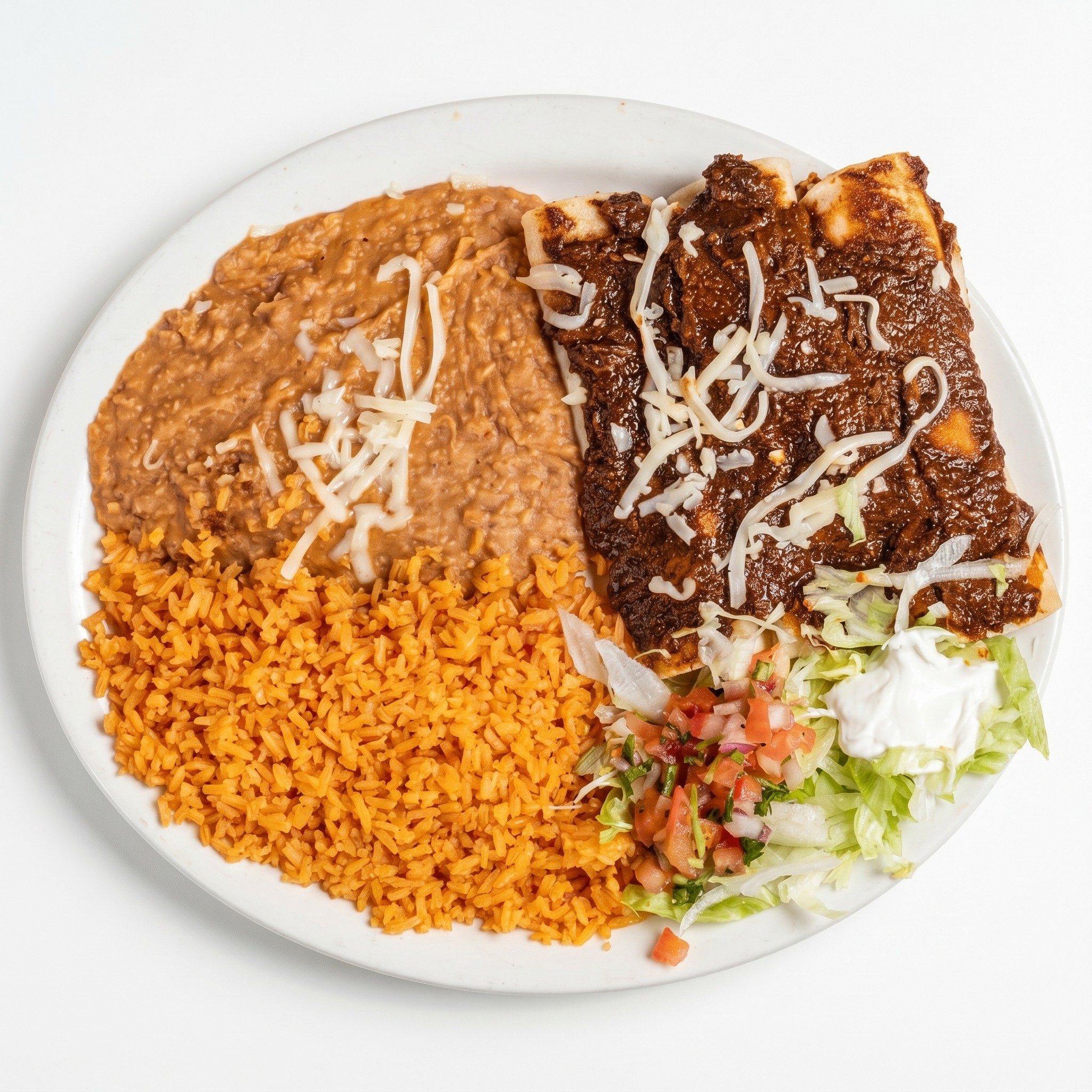 Enchiladas Con Mole.
