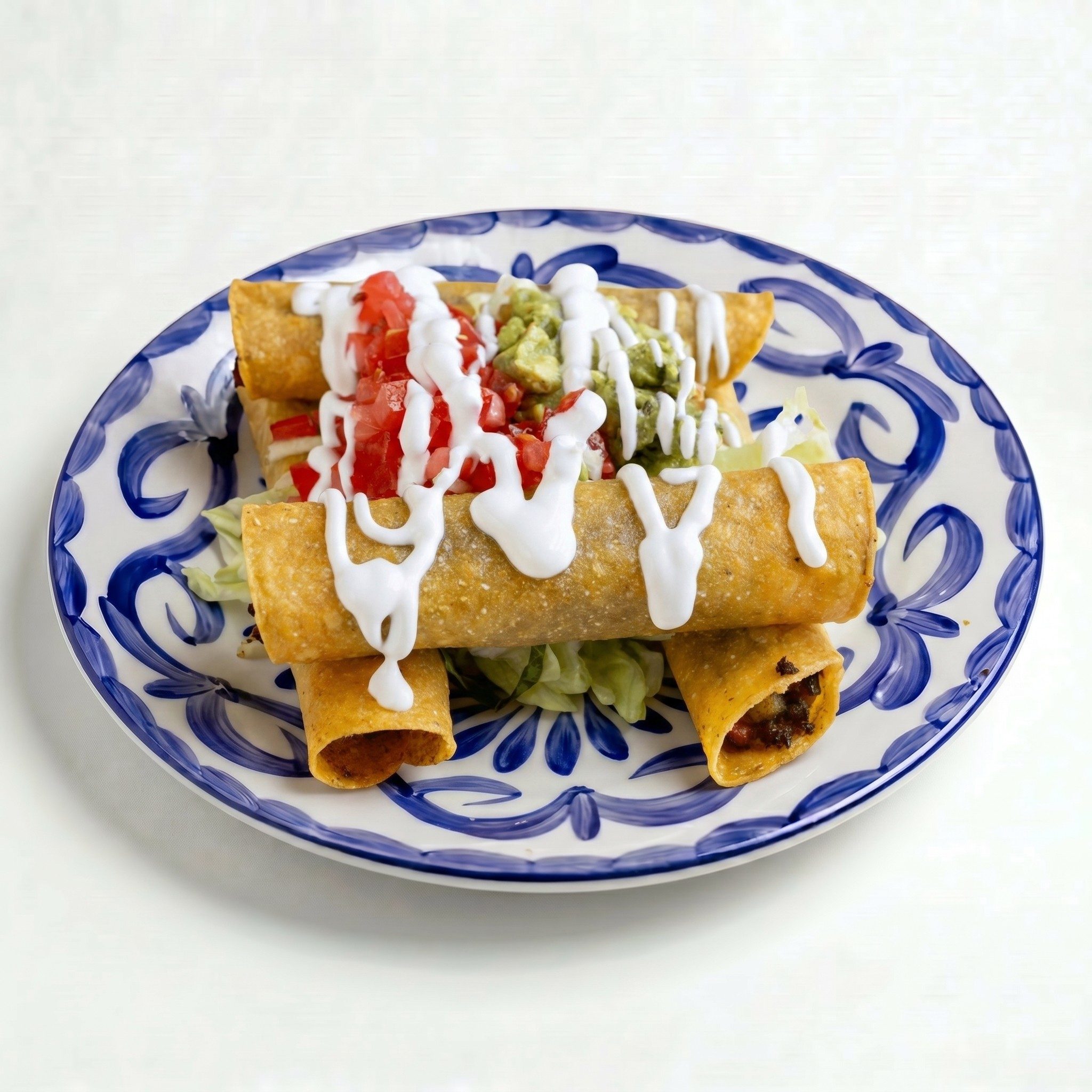Flautas Mexicanas.