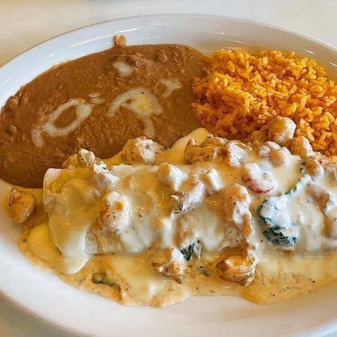 Seafood Burrito.