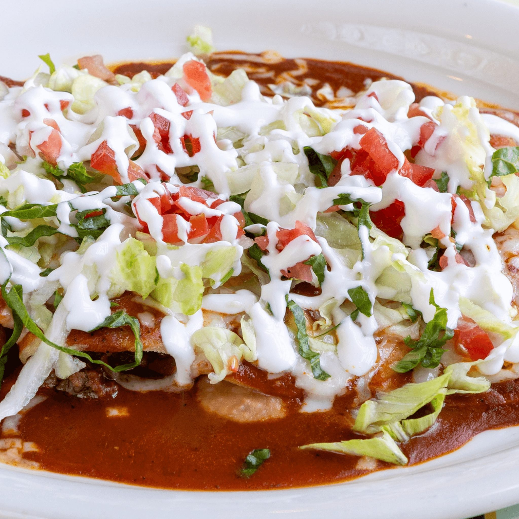 Enchiladas Rancheras.
